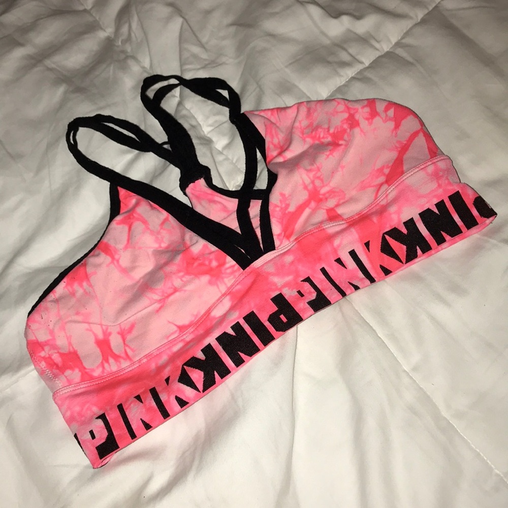 PINK victorias secret sports bra size m